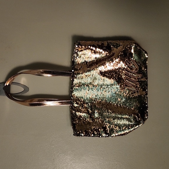 NYC Rose Gold Sequin Purse, Brand New, Never Used - Picture 2 of 5